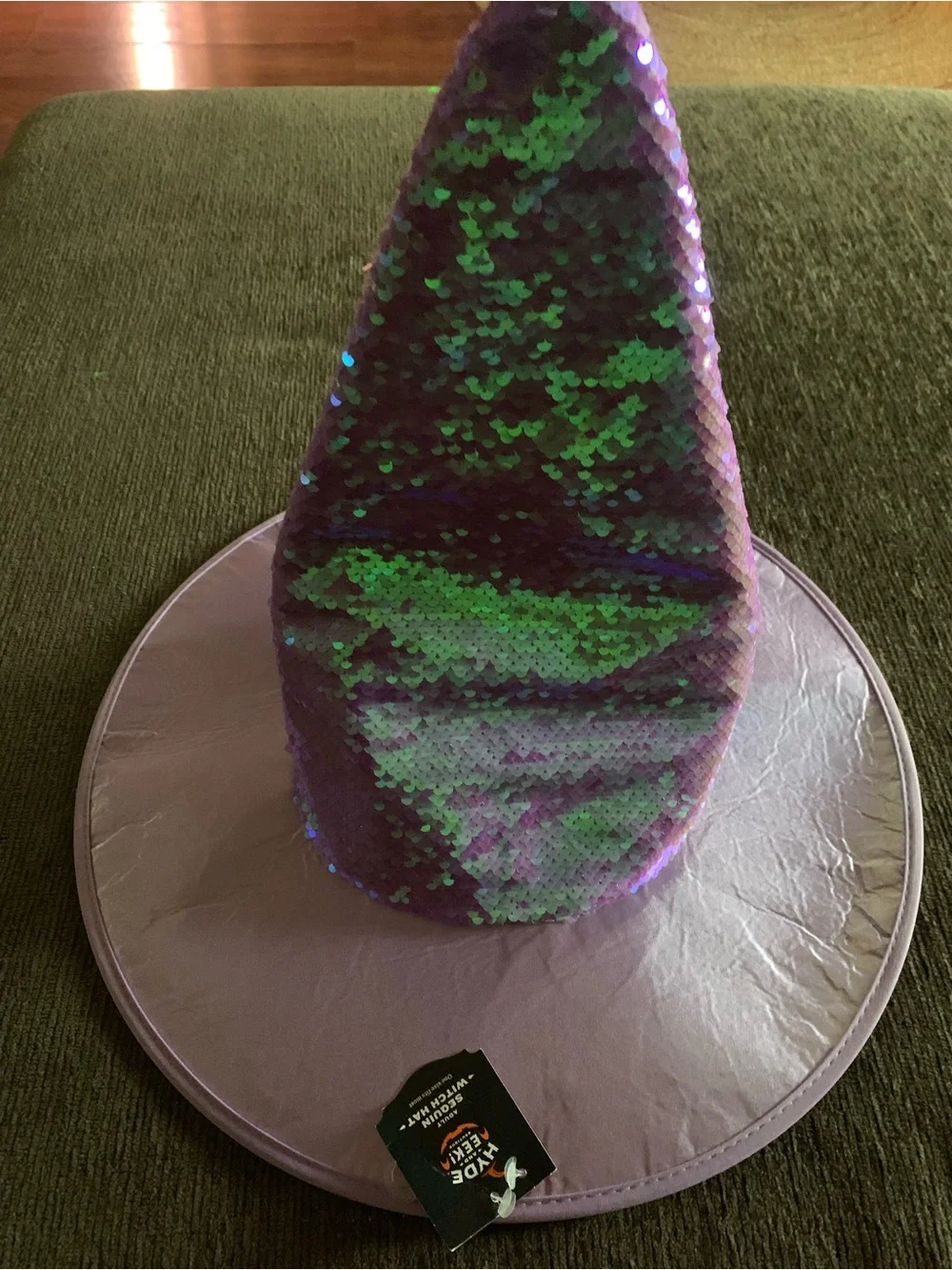 Hyde and EEK! Purple Sequin Witch Hat